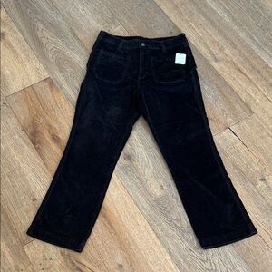 Free People NWT Black Corduroy Pants